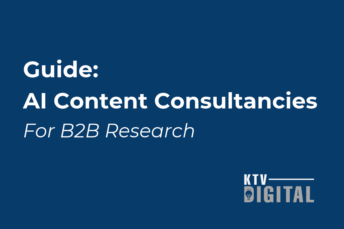 AI Content Optimization Consultancies for B2B Research